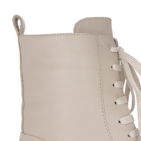 Venezia Beige leather boots