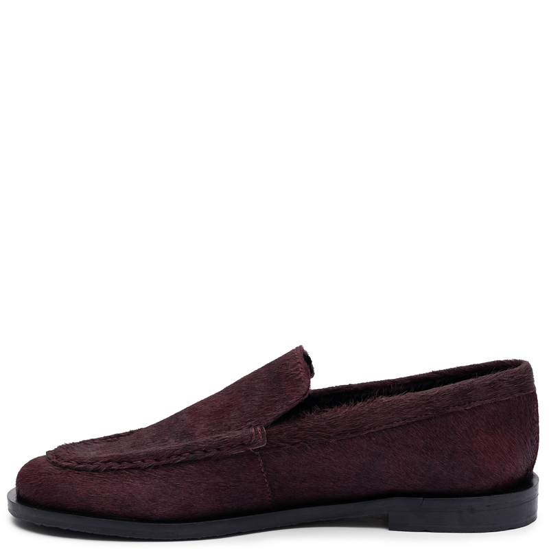 Gioseppo Skórzane Półbuty Damskie Bordowe 80770-BURGUNDY