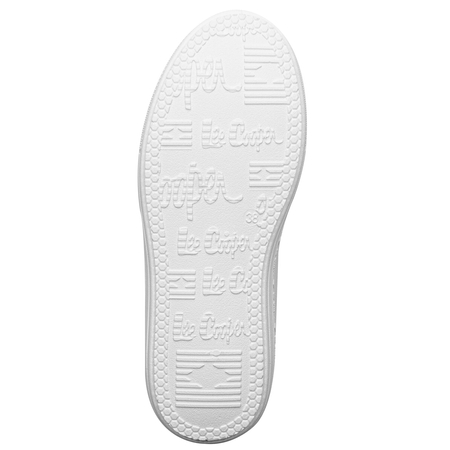 Lee Cooper Women's White-Gold Trainers