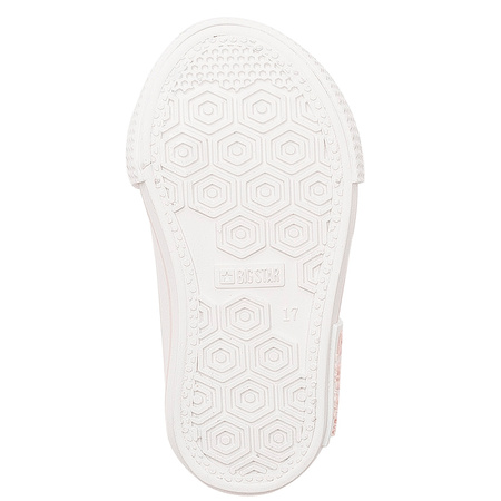Big Star Children's sneakers for girls with Velcro Pink