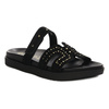Yokono Women's Leather Flip Flops Negro