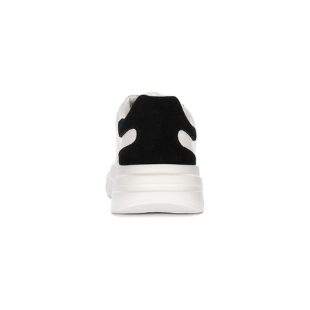 Guess Sneakersy Męskie Biało Czarne