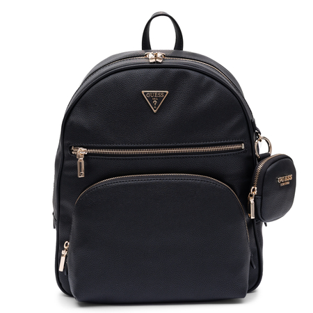 Guess Stylowy Miejski Plecak Damski Pojemny Czarny HWBG7124350-BLK