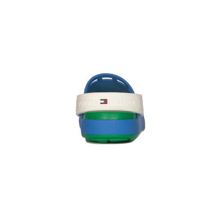 Tommy Hilfiger Kid's Slides Sky Blue White