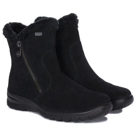 Rieker Women's Warned Black Boots