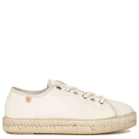 Verbenas 02 0024 03537 Beatriz Pique Recycled Crudo  Beige Espadrilles