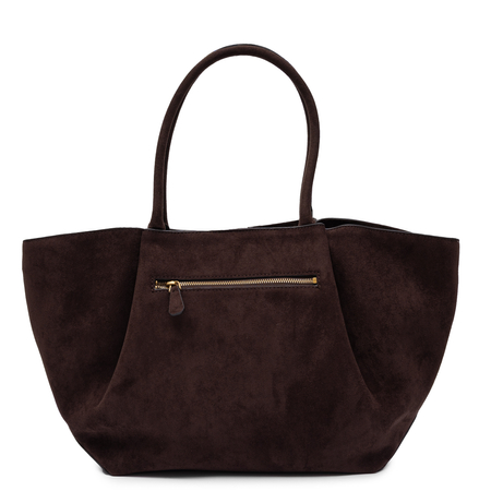 Guess Zamszowa Damska Torba Shopper Czekoladowy Brąz HWSG2237230-ESPRESSO