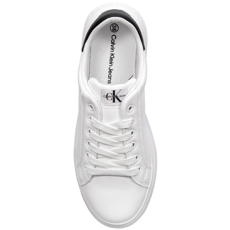 Calvin Klein Jeans Women's platform white sneakers
