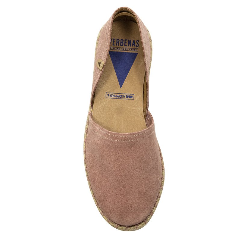 Verbenas Espadryle damskie Carmen Serraje Antique Różowe