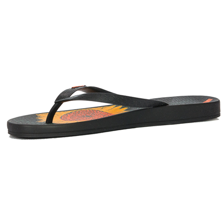 Ipanema Ant Temas XII Fem Black Yellow Orange flip-flops Slippers