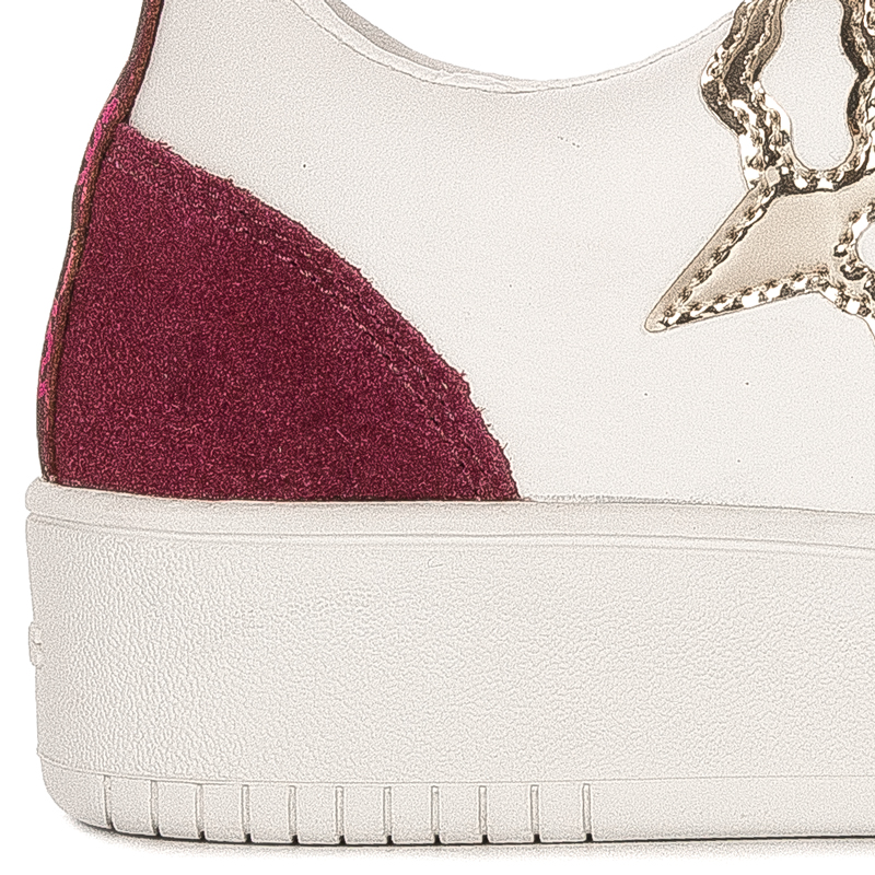 Guess Sneakersy damskie na platformie SIDNY BURGU