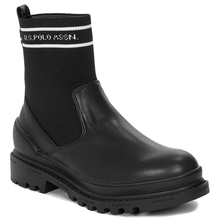 Botki U.S.Polo Assn. Bruna 007 wsuwane Czarne