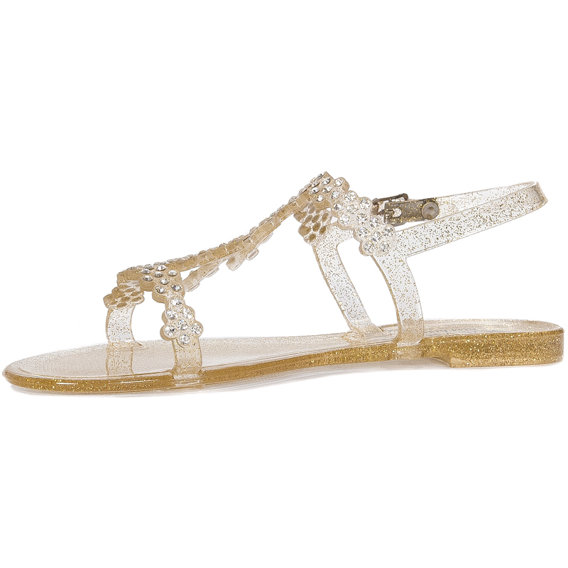 Sca'viola Women's Gold Sandals
