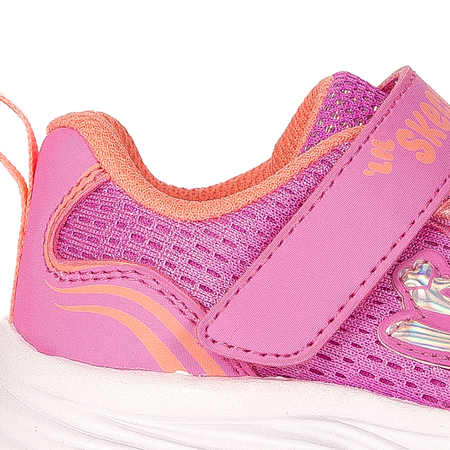 Skechers Sneakersy Dziewczęce Różowe Pomarańczowe