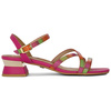 Maciejka Women's Leather Heeled Pink Sandals