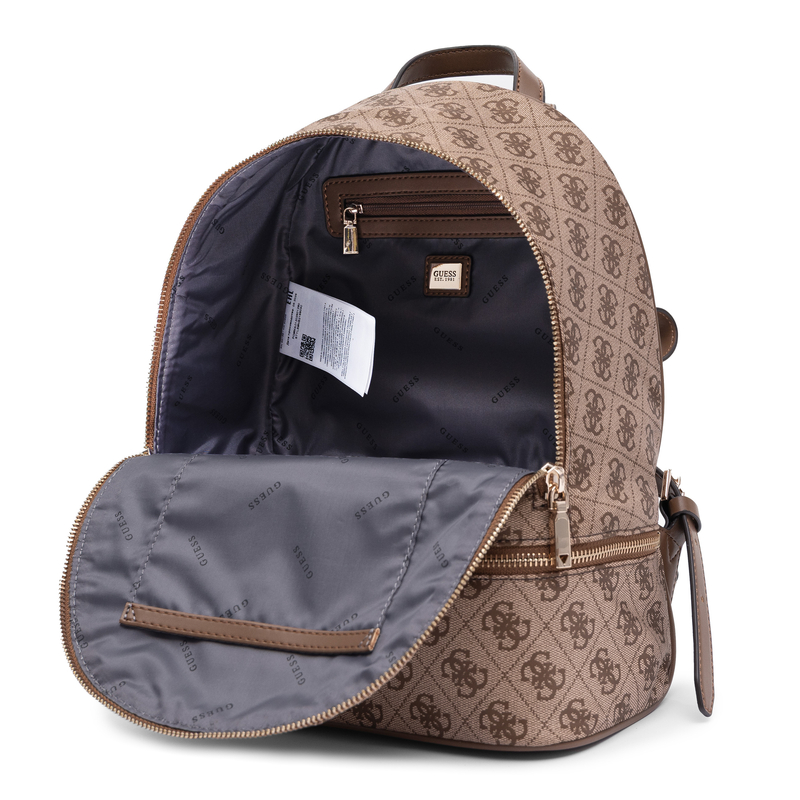 Guess Women's Backpack With Monogram Brown TWNB2168030-CAMEL
