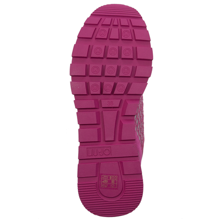 Liu Jo Sneakersy damskie na platformie Amazing 23 Pink-Silver