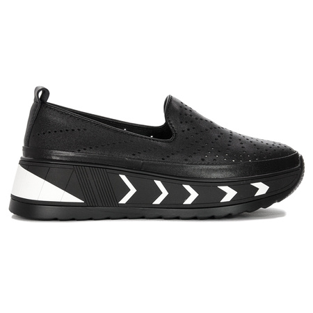 Shoes Loafers Filippo black leather