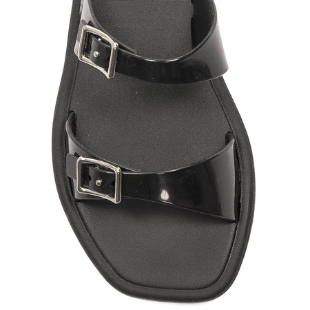 Zaxy Klapki damskie Reconhecer Ener Slide Black Czarne