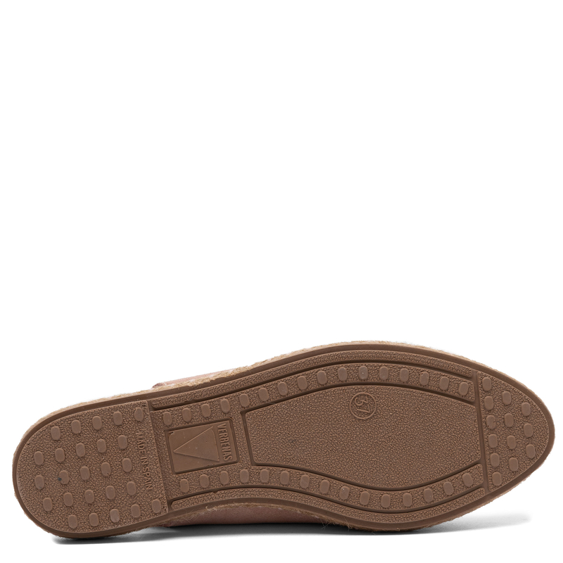 Verbenas Kiara Espadrilles Women's Suede Pink KIARA-SER-TAN-ANT