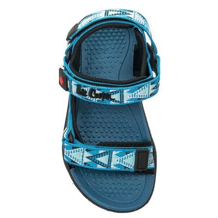 Lee Cooper Sandały dziecięce chłopięce Black-Blue Niebieskie