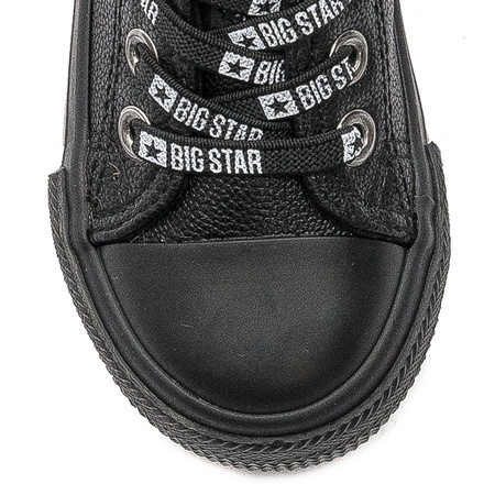 Big Star Trampki dziecięce chłopięce wsuwane Black czarne