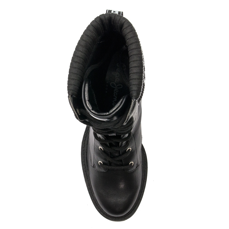 Pepe Jeans Women's Boot Boss Logo Black
