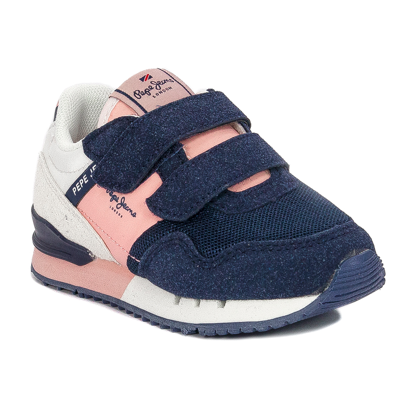 Pepe Jeans Sneakersy półbuty dziewczęce Navy London One GK