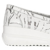 Artiker White & Silver Women's Flat Shoes
