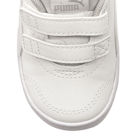 Puma Courtflex v2 V Inf White Velcro shoes for children