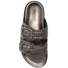  Inuovo Women's Leather Flip-Flops Silver