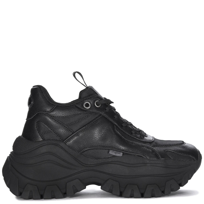 Buffalo Sneakersy Damskie Lola Lace Up Lo Hike Black