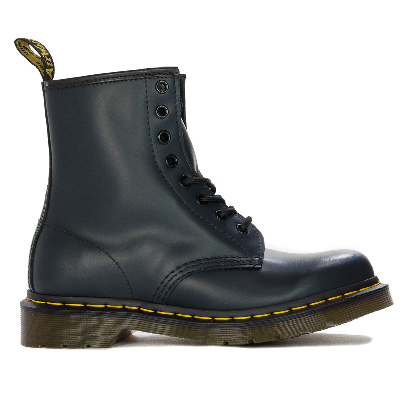 Dr. Martens Botki glany damskie skórzane 1460 Navy