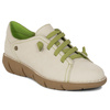 Maciejka Women's Leather Half Shoes Brown Beige