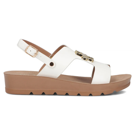 Filippo Women's Flat Sandals White