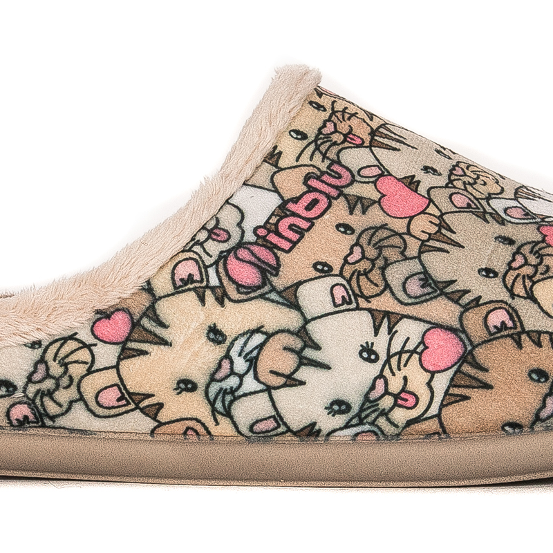 Inblu Beige slippers for women