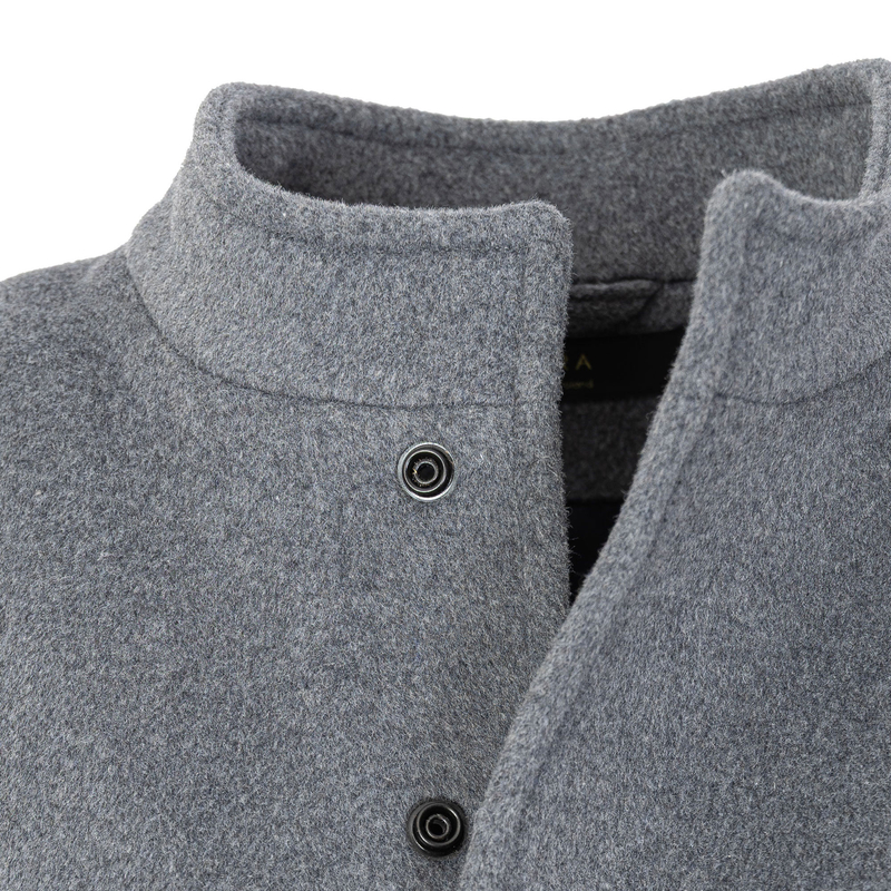 OPRA Oversize Kurtka Minimalistyczna Szary OP-KU-NUBA-GREY
