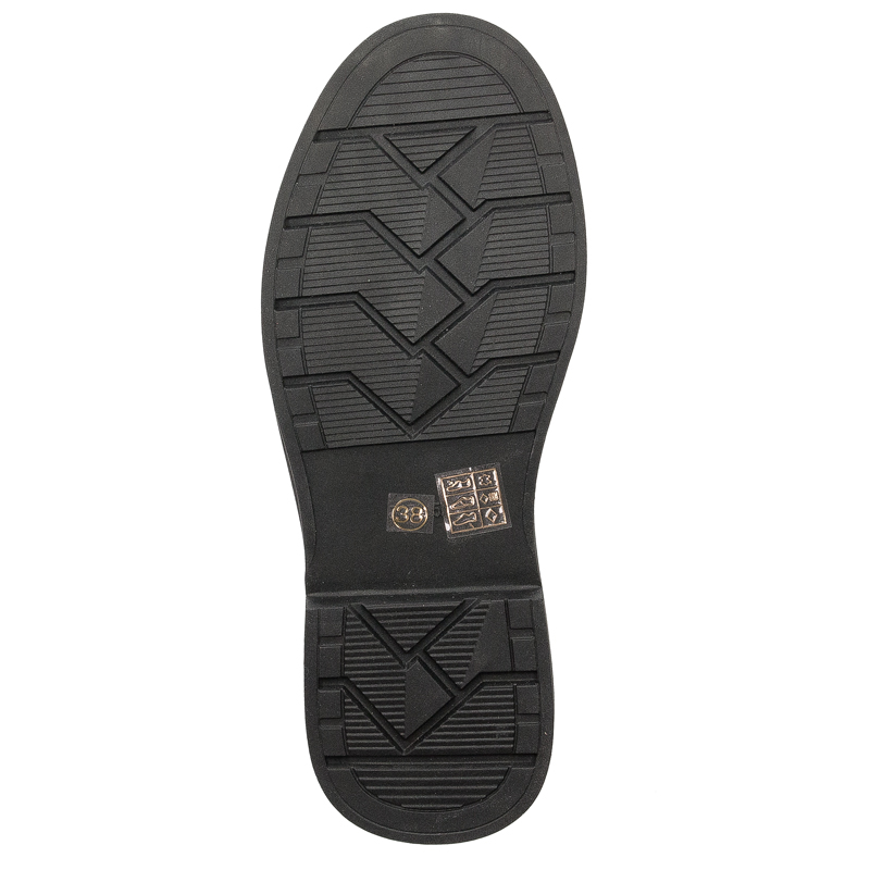 GOE Women's warm leather black boots