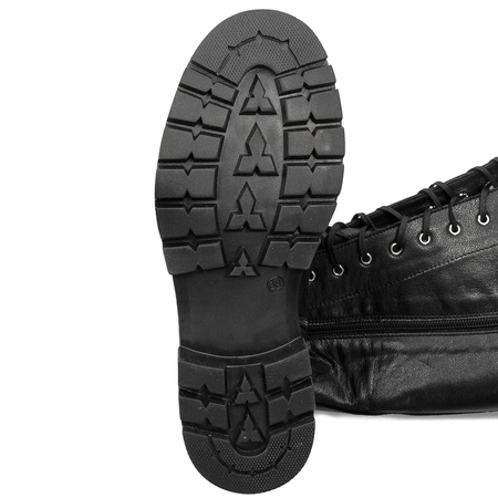 Maciejka Black Women's Lace-Up Boots