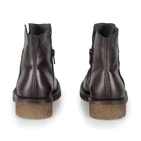  Felmini Women's Brown Leather Ankle Boots
