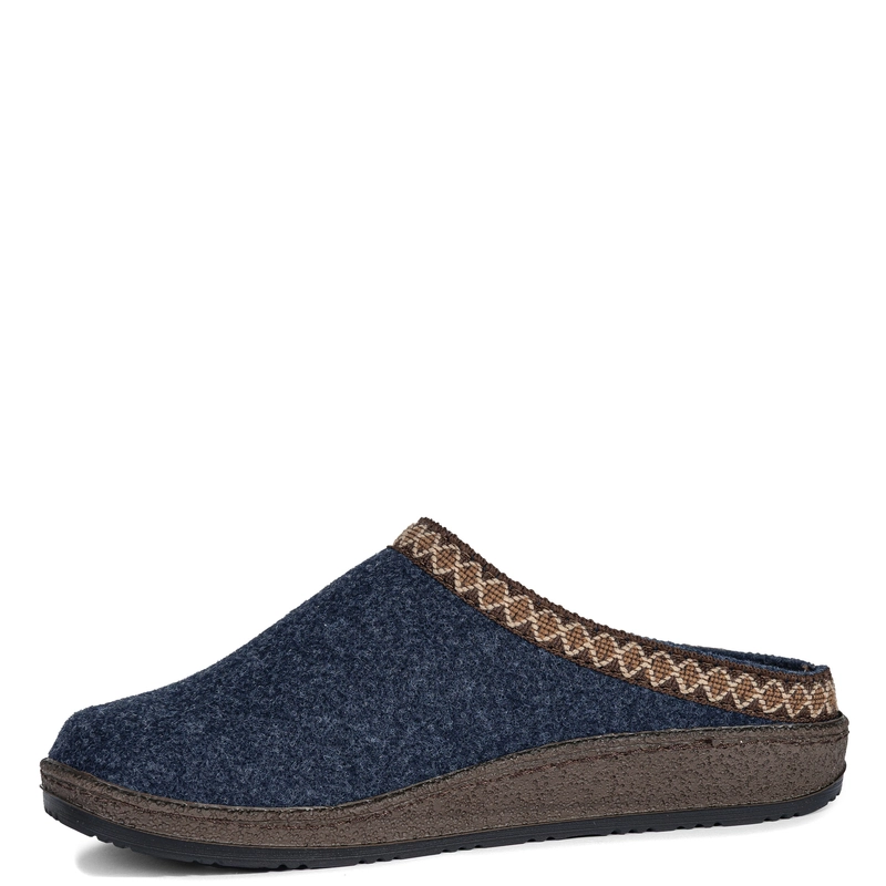 Inblu Felt Slip-On Home Slippers Cozy Comfort Grey-Blue NL000009-AVIO