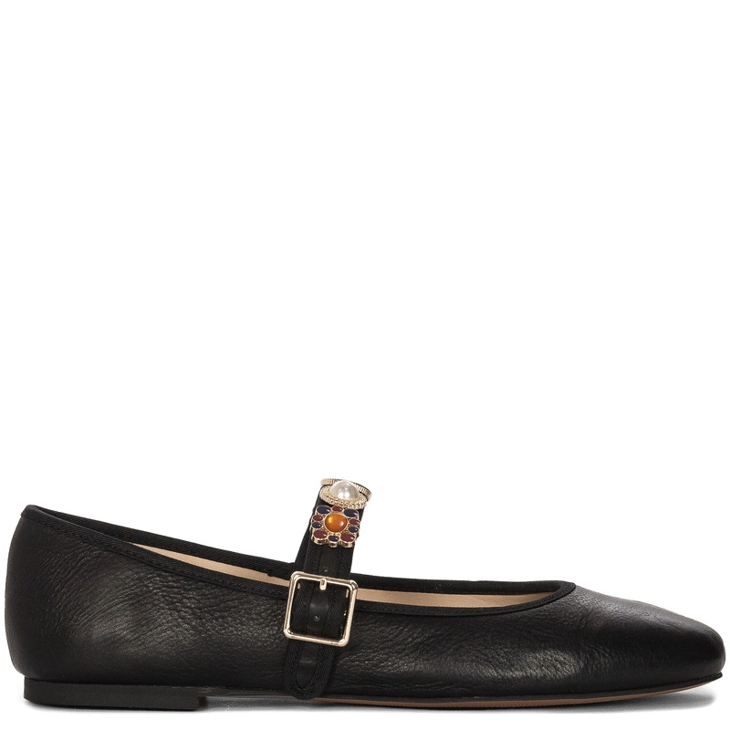 Inuovo Półbuty Damskie Skórzane Czarne A94059-BLACK