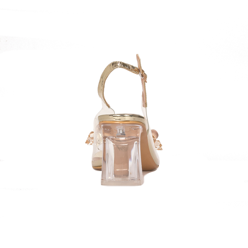 S.Barski Women's high-heeled sandals Gold