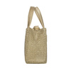 Guess Torba damska wieczorowa Lua Mini Gold złota z cyrkoniami