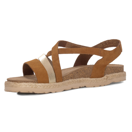 Yokono Women's Brown Leather Sandals
