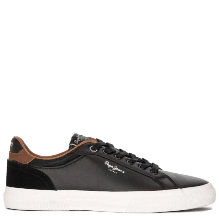 Pepe Jeans Sneakersy męskie Kenton Court Black czarne