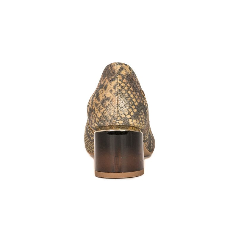Maciejka 04602-43-00-1 Gold Reptile Pumps