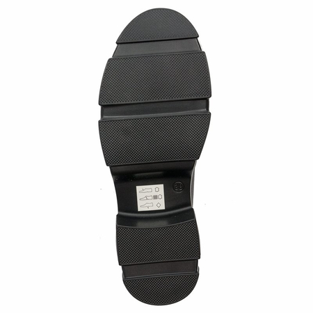 Filippo DP3221-22 BK Black Flat Shoes