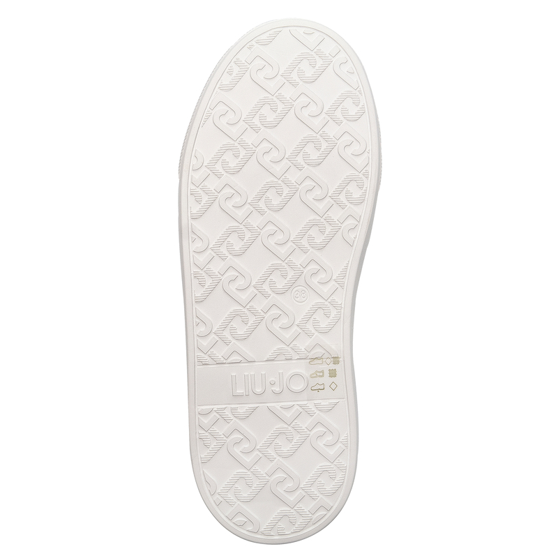 Liu Jo Sneakersy damskie na platformie Kylie 26 Black czarne