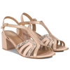  Maciejka Women's High Heel Sandals Leather Pink